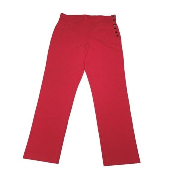 Attyre Red  Stretchy Capri Pants  Sz 10 - Picture 1 of 5